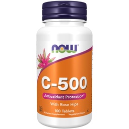 TERAZ potravinové doplnky, vitamín C-500 s ružovými bokami, antioxidačná ochrana*, 100 tabliet
