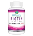 Najlepšie Zemi Naturals Biotin 10 000mcg - Extra sila biotín vitamín doplnok na podporu rastu vlasov, silné nechty, dlhé oči Lashes a zdravá koža