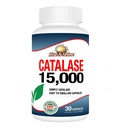 Rise-N-Shine Catalase Supplement 15,000 - Výkonný antioxidant Enzyme pre zdravie vlasov - Vlasy doplnky pre silné podporu vlasov - 30 dní