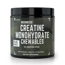 Ketostat Creatine Chews 5G 150ct 30 Day Supply, Micronized Monohydrate | Sour Razz flavor tablet, chewable format, for women and men, gym routine, on-the-go dose, no water needed, workout companion