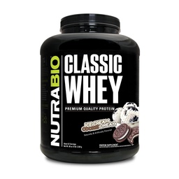 NutraBio Classic Srvátka Proteín prášok - Full-Spectrum Amino Acid Profil - Žiadne výplne, umelé farby, Konzervačné látky - Nízky Glycemic Index - Zmrzlina Cookie Dream, 5 libry