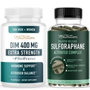 Sulforaphane Complex & 400mg DIM Supplement for Enhanced Estrogen Balance for Women 