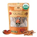 VOS GANOLUCIDUM - 100% Organic Sliced Dried Reishi Mushroom - Premium Quality, Gluten Free, Ideal for Tea and Soup, Energy Health Support, 1.76 Oz