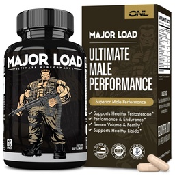 Veľké zaťaženie Testosterón Booster pre mužov - Testosterón doplnok s horúčkovitou kozou burinou, Maca Root, & Tribulus Terrestris - Tongkat Ali Men's Energy, Stamina & Strength - Test Booster 60 Kapsule