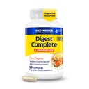Enzymedica, Digest Complete + Probiotiká, Full-Range, Everyday Enzymes with 800 Million CFU Active Cultures per capsule, 90 Kapsule