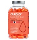 Cardio Omega 3 Fish Oil - 1000mg, Norwegian Salmon Oil with EPA, DHA, DPA & Astaxanthin, No Fishy Aftertaste, Fatty Acids Supplement - 90 Capsules