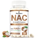 NAC Supplement 600mg with NAD+ – 150 Softgels, Glutathione | Antioxidant & Glutathione – Liver, Immune & Cellular Support – NAD+, Coconut-MCT Oil – for Men & Women – Non-GMO, Gluten Free