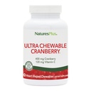 NaturesPlus Ultra Chewable Cranberry - 90 Love Berries Tablety - Podporuje močové tract zdravie - non-GMO, lepidlo zadarmo - 45 Servisov