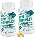 Zdoroviye SPM doplnok - Špecializované pre-riešenie mediátorov a SPMs Prekurzory komplex pre vyváženú imunitnú odpoveď, mozog, tkanivo a celulárna - 120 Softgels (2 fľaša)