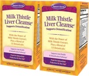 Nature's Secret Milk Thistle Pečeň Čistenie - Podporuje zdravú funkciu pečene a detoxikácie -18 Botanical Blend Turmerica, púpava, Beet, & Artičoky - Prírodný výkonný antioxidant (Stock of 2)