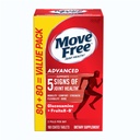 Presuňte Free Advanced Glucosamine Chondroitin + Calcium Fructoborate Joint Suplement Suplement, Podpora Mobility Pohodlie Sila Flexibilita & kosti - 160 Tablety (80 porcií)