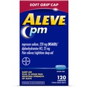Aleve PM Sleep Aid Plus Pain Reliever Caplets, Naproxen Sodík & Difenhydramín HCl, Nočný čas, 120 Počet