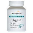 TRANSFORMÁCIA GENÉZA DOBRÉHO ZDRAVOTNÉHO Enzyme - Digest Wellness Supplement Kapsule, podporuje zdravie tráviaceho a imunitného systému, pomáha trávenie lipidov na zvýšenie výkonu pankreasu a pečene