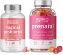 Sľub matky prenatálne vitamínové guličky a vaginálne probiotiká pre ženy