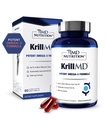 1MD Nutrition KrillMD - Antarktída kril olej Omega 3 doplnok s astaxantínom, EPA, DHA 