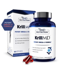 1MD Nutrition KrillMD - Antarktída kril olej Omega 3 doplnok s astaxantínom, EPA, DHA 