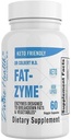 Dr. Colbert's Keto Zone Fat-Zyme - Ketogénne Digestívne enzýmy - HIgh Lipase - Vegan & Vegetariánska Enzyme - 30-dňová zásoba - obsahuje vysoké množstvá enzýmov, ktoré lámu zeleninu a tuky