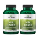 Swanson Milk Thitle (štandardizovaný) - Bylinné pečeň podpora doplnok w/ 80% Silymarin - Prírodná formula pomáha udržať celkové zdravie a pohodu - (120 kapsule) (2 balenie)