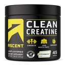 Ascent Clean Creatin Monohydrate Powder - 5G Per Serving, Creapure Supplement - Nepríchuť, 45 Servisov