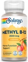 SOLARAY B 12 Metyl Lozenge Supplement, 2500mcg 