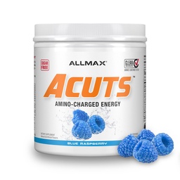 ALMMAX AMINOKUTY (ACUTS), Amino-chrabrý energetický nápoj s taurínom, L-karnitín, extrakt zo zelenej kávy, malinová malina, 36 porcií
