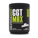 NutraBio CGT-MAX prášok-Kreatín, glutamín a taurín na podporu svalovej obnovy a sily - 40 slúži - Nepríchuťou