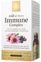 Solgar Ester-C Plus Immune Complex -120 Softgels, 24-hodinová imunitná podpora, podporuje zdravie horných dýchacích ciest - Plus D3, zinok, bazy a echinacea - non-GMO, bezlepok, bez mliečnych výrobkov - 60 porcií,