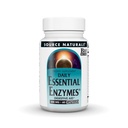 Zdroj Naturals Essential Enzymes, Bio-Aligned Multiple Enzyme Supplement Herbal Defense for Digestion, Gas, Zápcha & Bloating Relief - Podporuje silný imunitný systém* - 500 mg - 60 kapsúl