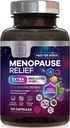 Menopauza Doplnky pre ženy s Dong Quai, Chaste Berry, Black Cohosh, 8 miliárd CFU Probiotiká - horúce flash nočné potenie a menopauza Relief Probiotic for Vaginal, Digestive Health - 120 Kapsule