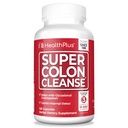 Zdravie Plus Super Colon Čistiť 30 dní Dodávka neželanej Gut Čistiť Detox, Psyllium Husk, Probiotiká pre Zápcha Relief & Tráviaca podpora, 120 Kapsule