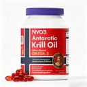 NYO3 krilový olej Omega 3 doplnok 1000 mg 90 Softgels EPA & DHA, čistý antarktický krilový olej s astaxantínom a 56% fosforolipidy laboratórne testované