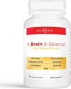 Brain B Balance: Metylated Multivitamín - Metylated B Complex Neurobalance Formula - Metylfolát podporuje náladu. Mysli. Pamäť - 60 Vegánskych kapsúl