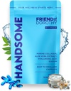 Handsome, Marine Collagen Tablety Vylepšené s Aloe Vera, Hydrolyzed Collagen Doplnky pre mužov, 60 Kapsule per Pouch