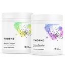 THORNE - Aminokomplex Bundle - podporuje Lean svalovej hmoty a výroby energie - Citrónové a Berry chuťové prísady