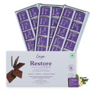 Restore Your Sleep | Dark Chocolate for Deep Sleep | No Added Melatonin | Natural Sleep Aid | Caim by årelang | Non-Habit Forming & Vegan | 30 Pieces (120g)