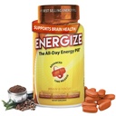 iSatori Energize Brain & Focus Caffeine pilulky - Rýchle zahájenie All Day Energy pilulky, Posilňovač mozgu, Energia a zaostrenie doplnok, Time Release Caffeine znamená žiadne nervy, žiadny Crash (60 tabliet)