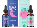 JoySpring vitamín D3 K2 pre deti môže podporovať zdravý imunitný systém vitamín D pre deti a tekutý melatonín pre deti podporu spánku