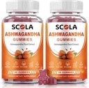 Ashwagandha Gummies, Pokojné Gummies s Ashwagandha Root Extract Vitamín D Zinok, Ashwagandha Supplement for Sleep Stress Balance, Vegan, Non-GMO, Gluten-Free, 120 Count