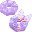 Týždenné pilulky Usporiadateľ veľké 7 dní pilulky Box Organizátor Daily Medicine Prípad pre vitamínový rybí olej Tabletky Doplnky Artritída Priateľsky