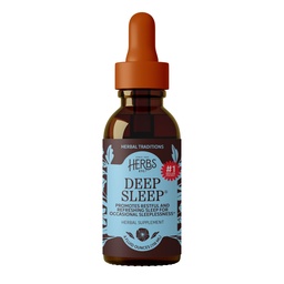 Byliny Etc. Deep Sleep Classic Liquid Extract - Bylinné doplnky pre prírodné a jemné spánok Podpora - Restful sleep Supplement with Passionflower, harmanček a citrónový balm - 4 fl oz (157 Servings)
