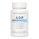 Biotics Research A.D.P. Emulzifikovaný olej Oregano tabliet pre GI zdravie - Trvalé uvoľnenie pre vysokú absorpciu obsahuje Carvatrol, Wild Oregano Oil 50mg/S - Patented Formula - Non GMO 