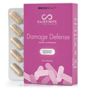 Hairfinity poškodenie obrany kolagén posilňovacie vlasy doplnok pre slabé, krehké vlasy - Infúzia kolagénu na podporu zdravého rastu vlasov - 30 kapsúl (1 mesiac dodávky)