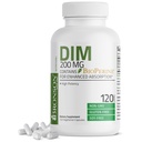 Bronson DIM doplnok 200 MG Diindolymetánu s BioPerine pre zvýšenú absorpciu, Estrogen Metabolizmus a udržanie vyváženej hladiny hormónov, 120 Vegetariánske kapsuly