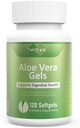 Aloe-Vera Gel-Softgel Small-Supplement Nutritional-Capsules - 120Count Gut Zdravie Podpora Digestive Comfort žalúdočnej kyseliny Buffer Natural Supplement
