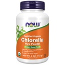 TERAZ Potraviny Doplnky, Organické Chlorella Prášok s prirodzene sa vyskytujúcim chlorofylom, Beta-karoténom, zmesou karotenoidov, vitamínu C, železa a proteínov, 4-Ounce