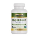 Nature's Lab Mushroom 7 Organic Blend - Benefits The Immune System, Cell Function and Endurance - 90 Kapsule (45 Servings)