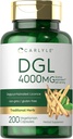 Carlyle DGL Deglycyrrhizinated Licorice Capsules 200 Gróf 200 mg