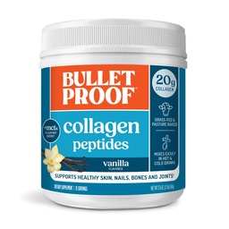 Nepriestrelná Vanilla Collagen Peptides prášok s MCT olejom, 17,6 Ounces, Grass-Fed kolagén proteín pre kožu, kosti a kĺby