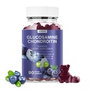 Glukozamín Chondroitín Gummy - 3000MG Extra sila Spoločná podpora doplnok s MSM a bazy, Flexibilita, Antioxidant Imunitná podpora Gummy pre dospelých, Muži a ženy 90 čučoriedkové Gumies