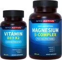 komplex horčíka 5-in-1 a vitamín D3 K2